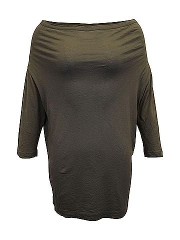 Dries Van Noten Dries Van Noten Off-Shoulder Mini Dress in Olive Cotton (view 1)