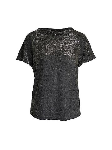 A.P.C. A.P.C. Sparkly T-Shirt in Black Viscose (view 1)