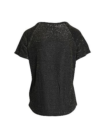 A.P.C. A.P.C. Sparkly T-Shirt in Black Viscose (view 2)