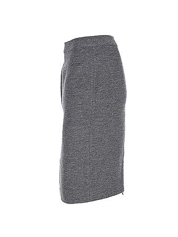 Lanvin Lanvin Pencil Skirt in Grey Wool (view 2)