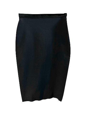 Lanvin Lanvin Pencil Skirt in Navy Blue Polyamide (view 1)