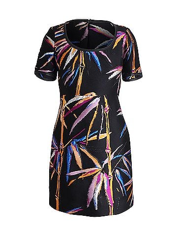 Emilio Pucci Emilio Pucci Bamboo Print Dress in Black Polyester (view 1)
