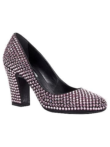 Prada Prada Rosa rhinestone crystal embellished pump (view 2)