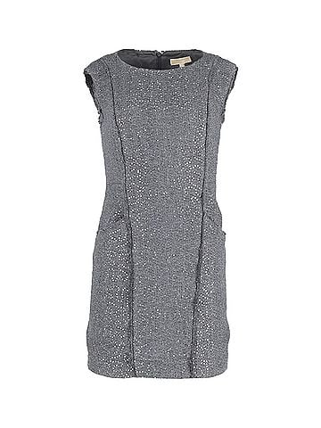 Michael Kors Michael Kors Sequined Mini Dress in Grey Acrylic (view 1)