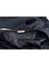 Adam Lippes 100% Other Blue Adam Lippes Cape Dress in Navy Blue Viscose Size M - photo 4