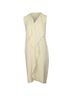 Ralph Lauren 100% Silk Ivory Ralph Lauren Collection Chantel Ruffle Front Cocktail Dress in Ivory Silk Size 8 - photo 1
