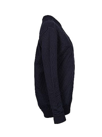 Stella McCartney Stella McCartney Eagle Embroidered Sweater in Navy Blue Cotton  (view 2)