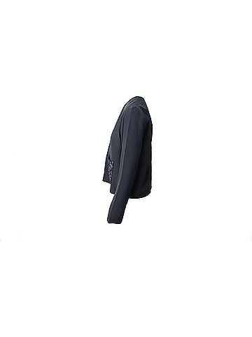 Chloé Chloé Sequined Pocket Detail Blazer in Black Silk (view 2)