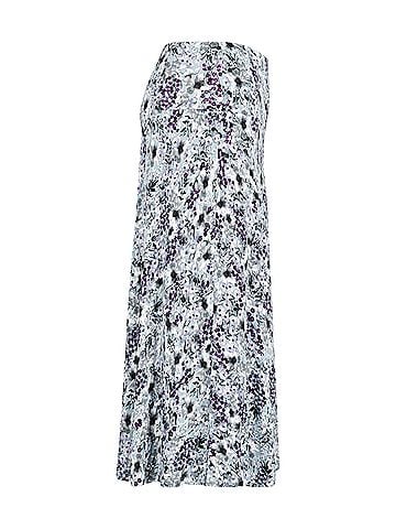 Erdem Erdem Floral Print Midi Skirt in Multicolor Viscose  (view 2)