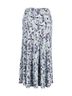 Erdem 100% Other Multi Color Erdem Floral Print Midi Skirt in Multicolor Viscose  Size M - photo 3