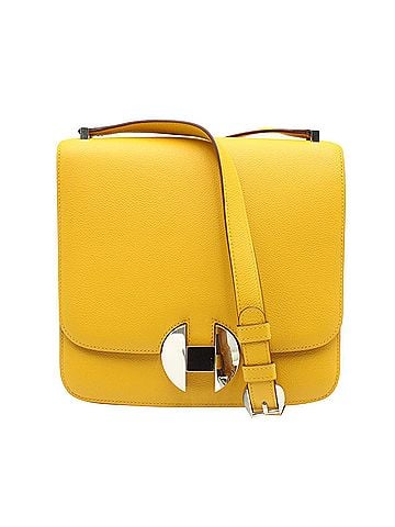 Hermès Hermes Evercolor 2002 20 Shoulder Bag in 'Jaune Ambre' Mustard Yellow Leather (view 2)