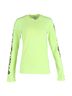 Vetements 100% Cotton Green Vetements Summer 2016 Long Sleeve T-Shirt in Neon Green Cotton Size M - photo 1