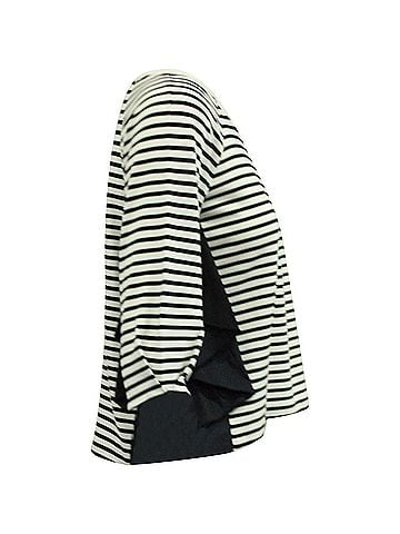 Lanvin Lanvin Striped Top in Multicolor Rayon (view 2)