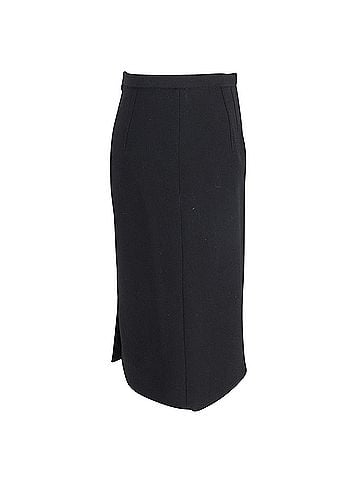 Dolce & Gabbana Dolce & Gabbana Pencil Skirt in Black Lana Vergine (view 2)