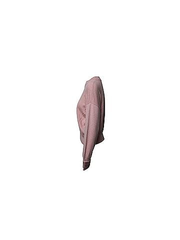 Alexander Wang Alexander Wang Sweater with Crystal Cuffs in Pink Wool  (view 2)