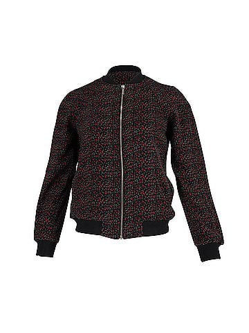 Michael Kors Michael Kors Bomber Jacket in Floral Print Polyester (view 1)