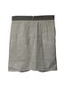 Giorgio Armani 100% Linen Ivory Emporio Armani Floral Motif Skirt in White Linen Size 4 - photo 4
