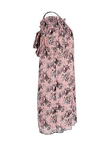 Moschino Boutique Moschino Off Shoulder Dress in Floral Print Silk (view 2)