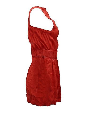 IRO Iro Mini Dress in Coral Viscose (view 2)