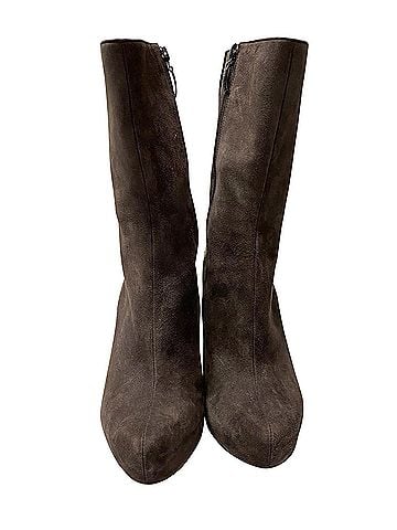 Alexandre Birman Alexandre Birman Sock Boots in Brown Suede (view 2)