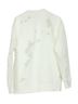 Givenchy 100% Cotton White Givenchy Distressed Sweatshirt in White Cotton Size XS - photo 6