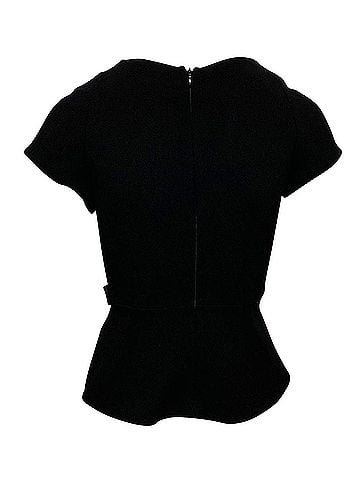Peter Pilotto Peter Pilotto Peplum Top in Black Wool (view 2)