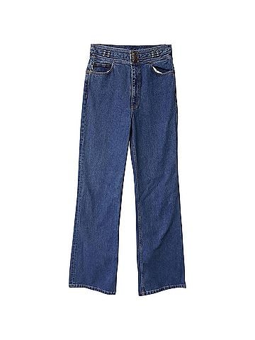 Marc Jacobs Marc Jacobs Boyfriend Jeans in Blue Cotton Denim (view 2)