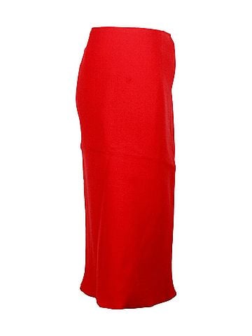 Christian Dior Dior Knee-Length Skirt in Red Virgin Wool (view 2)