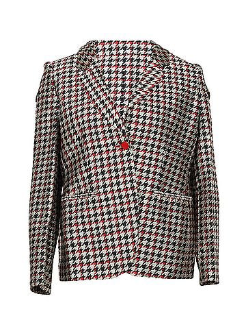 Giorgio Armani Giorgio Armani Houndstooth Blazer in Multicolor Silk (view 1)