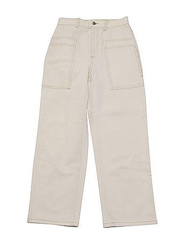 Stella McCartney Stella McCartney Denim Jeans in White Cotton (view 1)