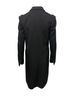 Joseph 100% Wool Black Joseph Ruffled Coat in Black Wool Size M - photo 2