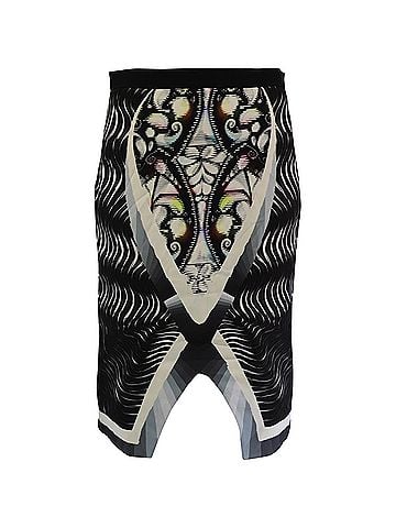 Peter Pilotto Peter Pilotto Eleni Print Skirt in Black Print Viscose (view 1)