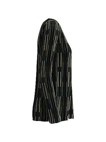 Missoni M MISSONI Knitted Stripe Sweater in Multicolor Cotton (view 2)