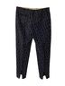 Chloé 100% Wool Blue Chloé Pattern Trousers in Navy Blue Wool Size 4 - photo 1