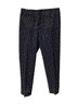 Chloé 100% Wool Blue Chloé Pattern Trousers in Navy Blue Wool Size 4 - photo 2