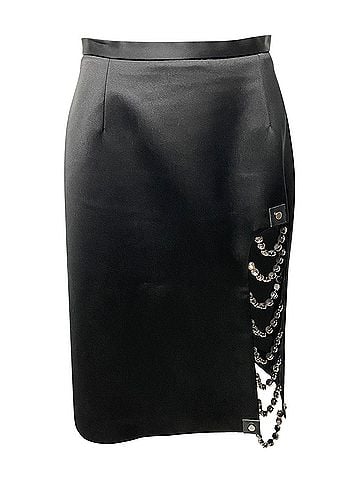 Christopher Kane Christopher Kane Cutout Skirt in Black Polyester (view 1)