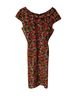 Erdem 100% Silk Multi Color Erdem Belted Dress in Floral Print SIlk Size M - photo 3