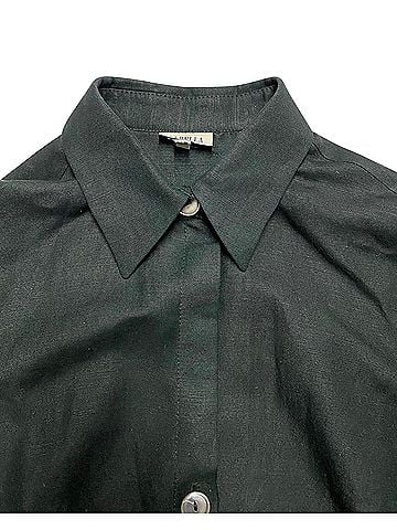 Marella Marella Penny Shirt Dress in Black Linen (view 1)