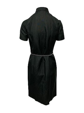 Marella Marella Penny Shirt Dress in Black Linen (view 2)