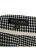 Escada 100% Wool Black Escada Checkered Pantsuit Set with Blouse Size 10 - photo 3