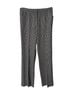 Escada 100% Wool Black Escada Checkered Pantsuit Set with Blouse Size 10 - photo 4