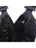 Versace 100% Cotton Black Versace sequins bead embellishment ruffle strap dress Size 6 - photo 2