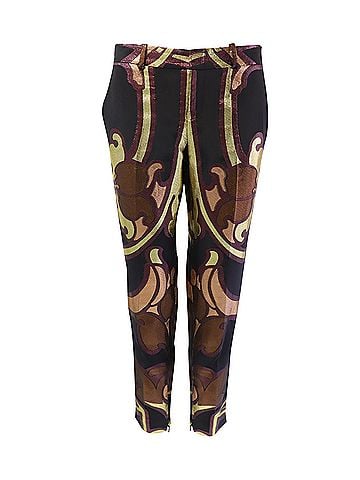 Gucci Gucci Art Nouveau Disco Trousers in Multicolor Jacquard Silk (view 1)