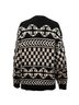 Alanui 100% Wool Black Alanui Aztec Print Sweater in Black Wool Size S - photo 2