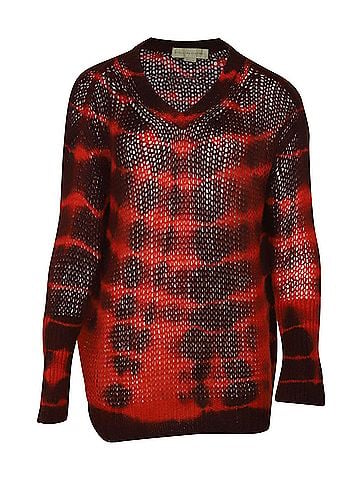 Stella McCartney Stella McCartney Tie-dye Sweater in Red Alpaca Wool (view 1)