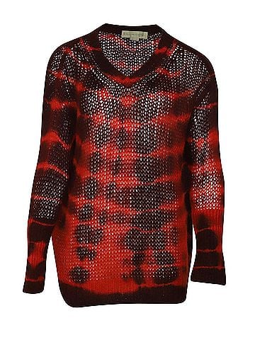 Stella McCartney Stella McCartney Tie-dye Sweater in Red Alpaca Wool (view 2)