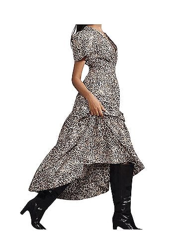 Anthropologie Somerset Leopard Animal Print  Casual Dress (view 1)