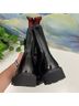 Zadig & Voltaire 100% Leather Solid Black Boots Size EU 36 - photo 10