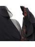 Comme des Garçons 100% Synthetic Black Comme Des Garcons rose tulle scalloped sash blazer Size 12 - photo 6