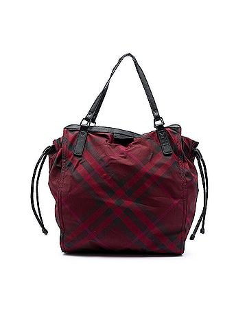 Burberry Supernova Check Nylon Buckleigh Tote (view 1)